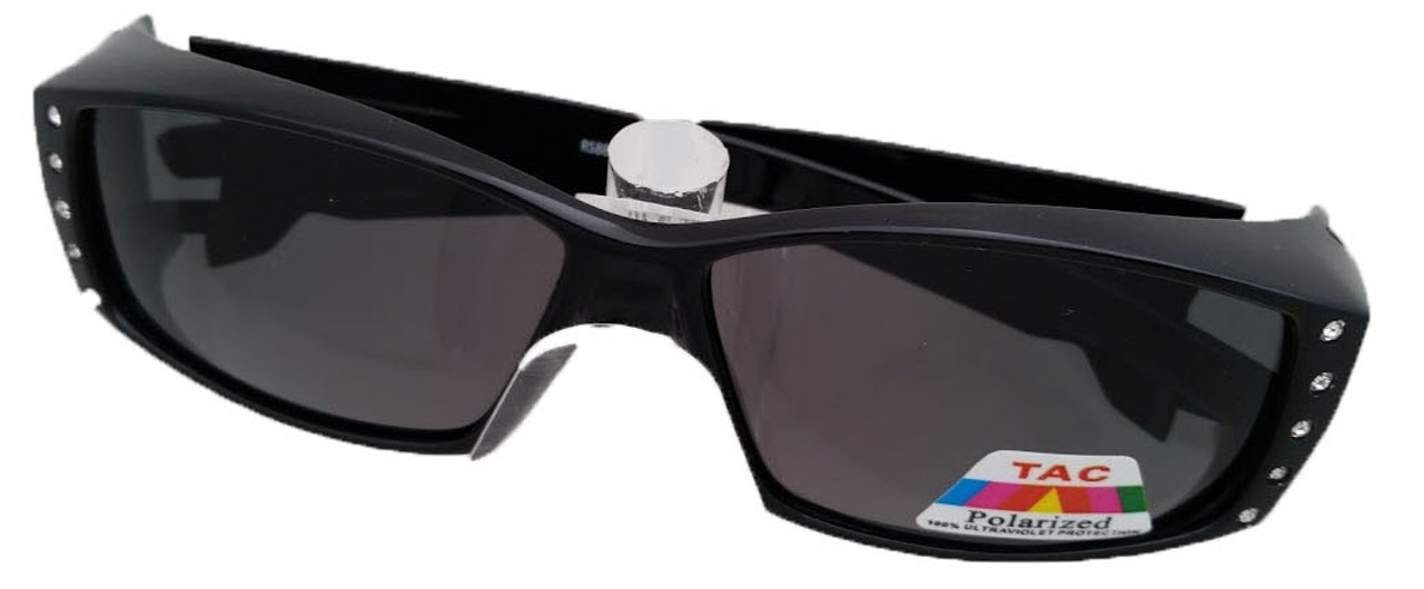 Fit Over Sunglasses Polarized Lens Wear Over Prescription Eyeglasses 100%  UV... | eBay